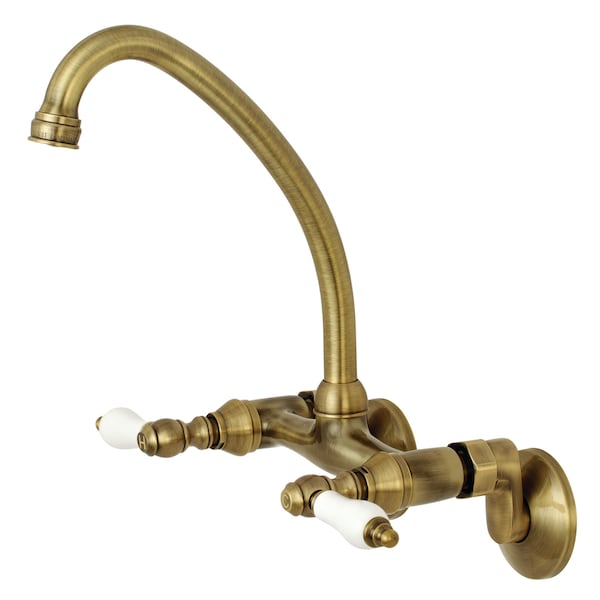 KS514AB 2-Handle Wall Mount Kitchen Faucet
